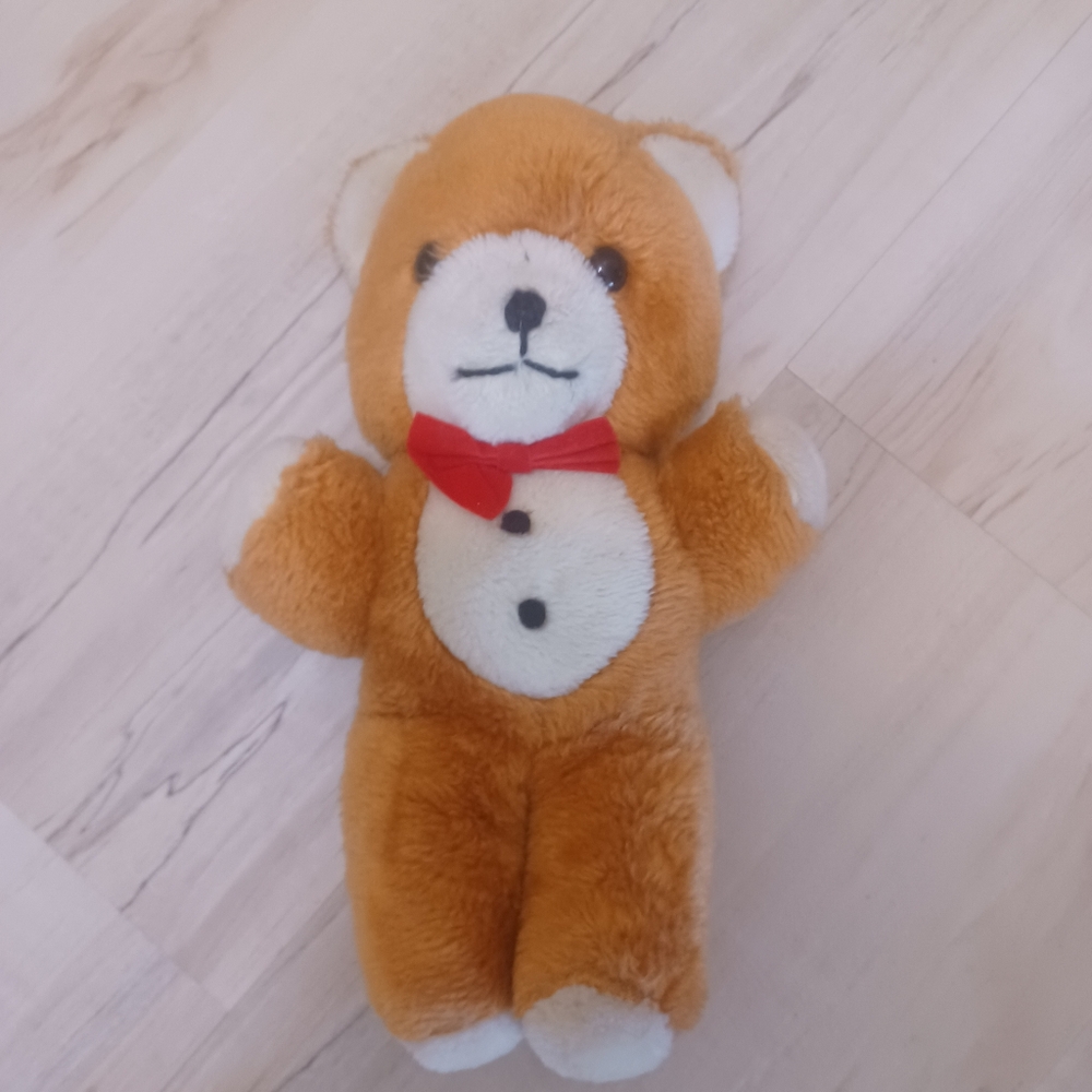 Vintage musical teddy bear.